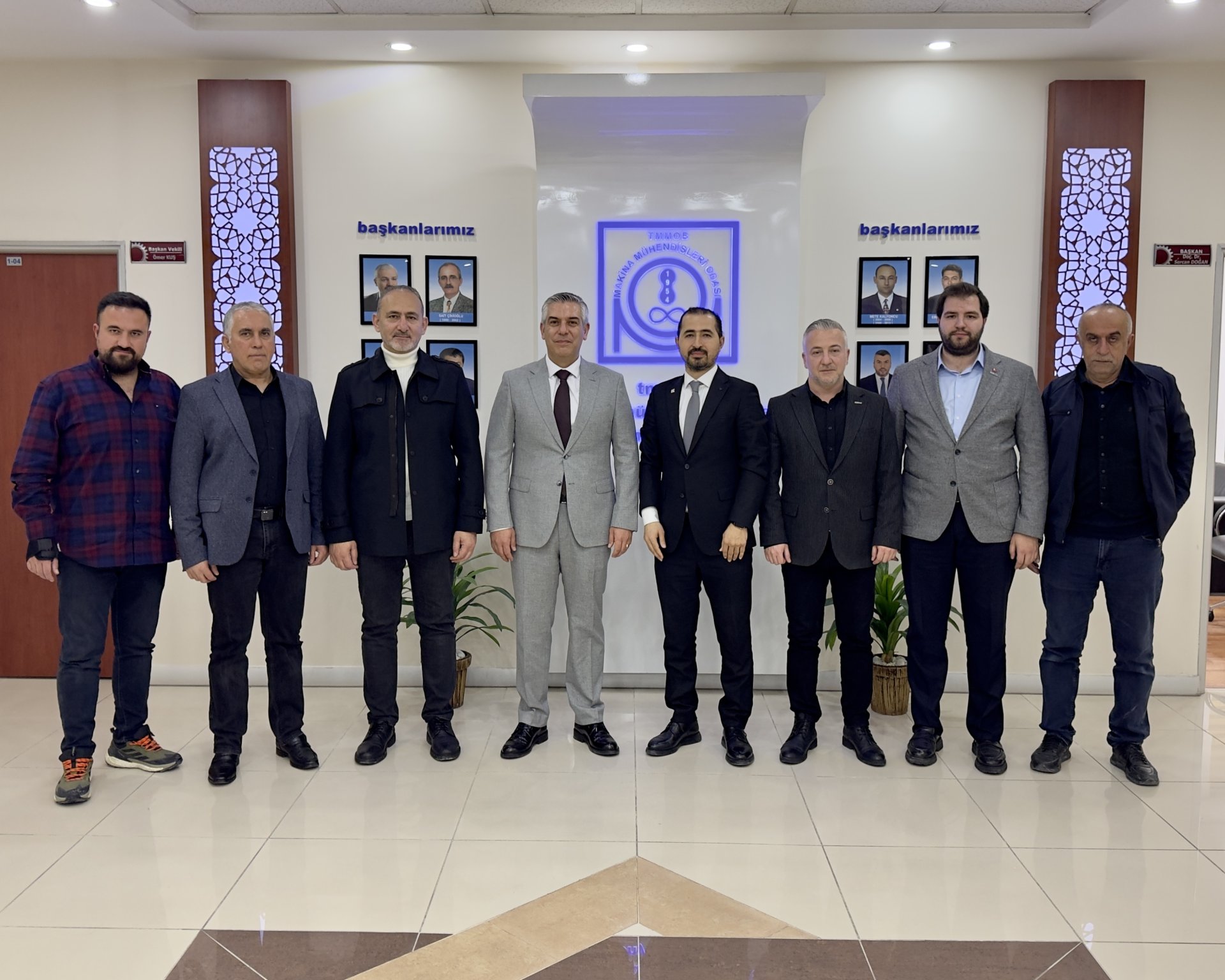 Konya Makina Mühendisleri Odası Doç. Dr. Sercan Doğan ziyareti.