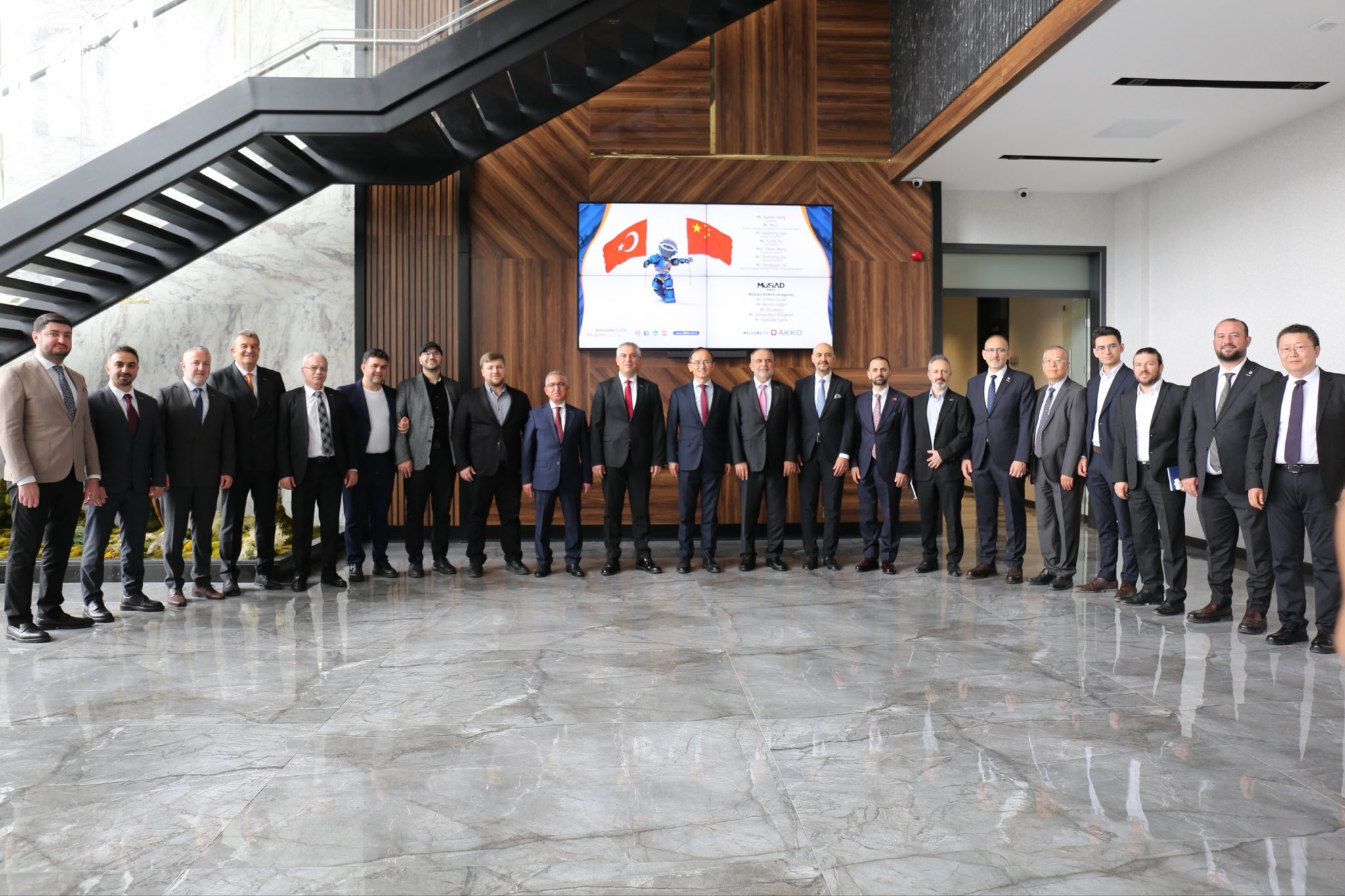Çin Halk Cumhuriyeti Ankara Büyükelçisi Jiang Xuebin AKKO Makina Ziyareti