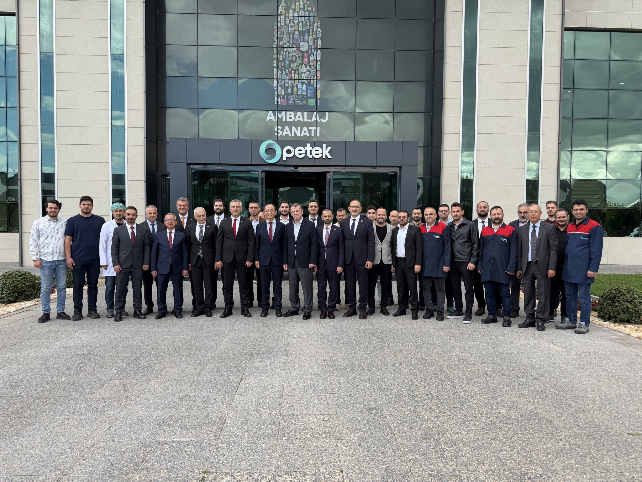 Çin Halk Cumhuriyeti Ankara Büyükelçisi Jiang Xuebin Petek Plastik Ziyareti