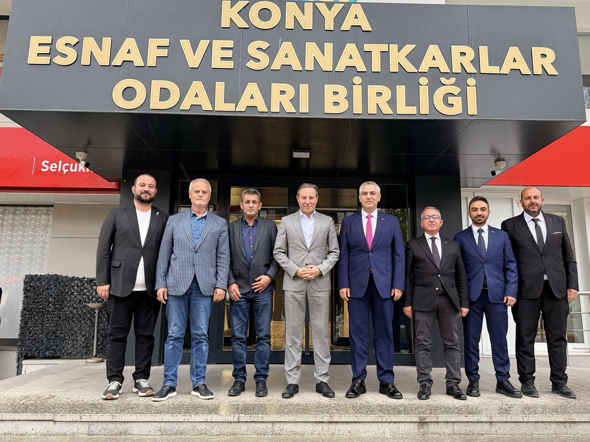 Konya Esnaf Ve Sanatkârlar Odası Başkanı Muharrem Karabacak Ziyareti