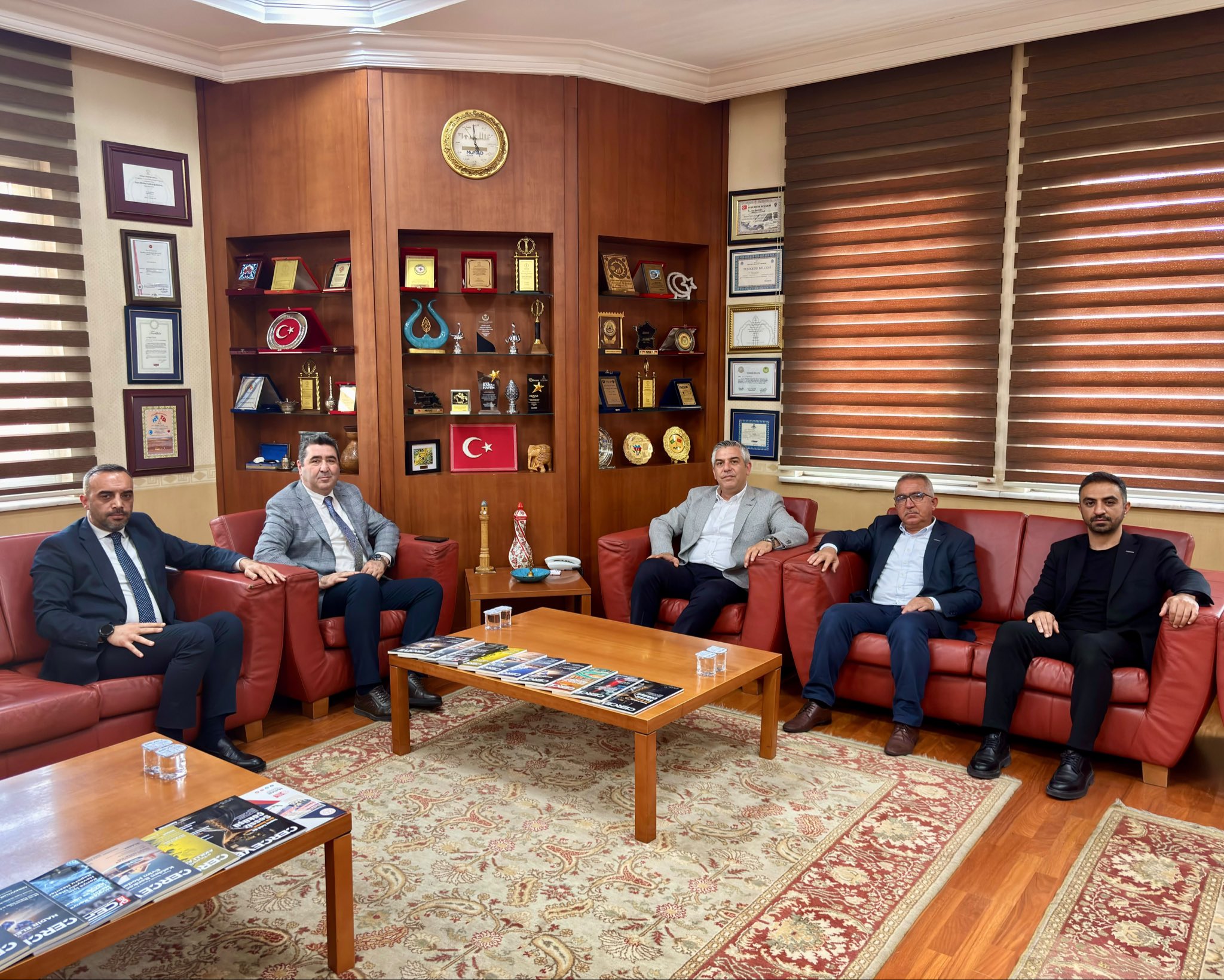 İŞKUR Konya İl Müdürü Sn. Önder Çiftci ve SGK Konya İl Müdürü Sn. Erkin Avcı Ziyareti
