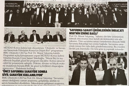'EN FAZLA YENİ ÜRÜNÜN ÇIKTIĞI ALAN SAVUNMA SANAYİDİR'