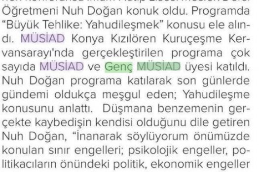 YAHUDİLERDEN DEĞİL ONLARA BENZEMEKTEN KORKMALIYIZ