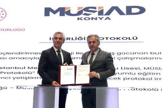 MÜSİAD Konya'dan Gençler İçin Stratejik Adım “Okul–Sanayi İş Birliği Protokolü” İmzalandı