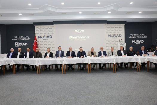 MÜSİAD Konya, İş ve Siyaset Dünyasını  Bayramlaşma Programında Bir Araya Getirdi